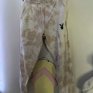 Playboy tie-dye sweatpants